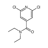 2,6-Dichloro-N,N-diethylpyridine-4-carboxamide结构式