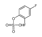 (2,4-difluorophenyl) hydrogen sulfate结构式