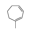 1-methylcyclohepta-1,3-diene结构式