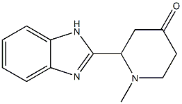 2-(1H-benzo[d]imidazol-2-yl)-1-methylpiperidin-4-one结构式