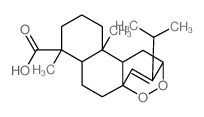 4b,8-dimethyl-2-(propan-2-yl)-4,4a,4b,5,6,7,8,8a,9,10-decahydro-3h-3,10a-epidioxyphenanthrene-8-carboxylic acid Structure