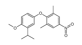 3,5-dimethyl-4-(3'-isopropyl-4'-methoxyphenoxy)-nitrobenzene Structure