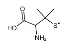 2-amino-2-carboxy-1,1-dimethyl-ethylsulfanyl Structure