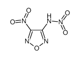 N-(4-nitro-1,2,5-oxadiazol-3-yl)nitramide结构式