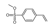 methyl 4-ethenylbenzenesulfonate结构式