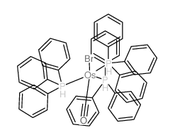 Osmium,bromocarbonylhydrotris(triphenylphosphine)- structure