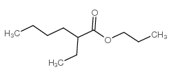 n-Propyl2-Ethylhexanoate Structure