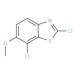 2,7-二氯-6-甲氧基苯并[d]噻唑结构式