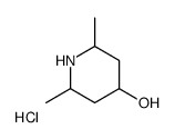 2,6-Dimethylpiperidin-4-ol hydrochloride structure