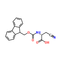 Fmoc-D-Ala(3-CN)-OH Structure