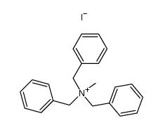 tribenzyl-methyl-ammonium, iodide Structure