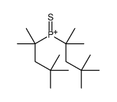 sulfanylidene-bis(2,4,4-trimethylpentan-2-yl)phosphanium结构式