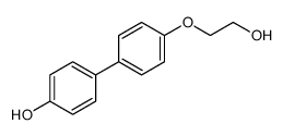 4-[4-(2-hydroxyethoxy)phenyl]phenol Structure