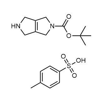 Tert-butyl2,3,4,6-tetrahydro-1h-pyrrolo[3,4-c]pyrrole-5-carboxylate;4-methylbenzenesulfonicacid Structure