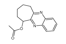 6-acetoxy-7,8,9,10-tetrahydro-6H-cyclohepta[b]quinoxaline Structure