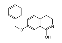 7-(Benzyloxy)-3,4-dihydro-1(2H)-isoquinolinone结构式