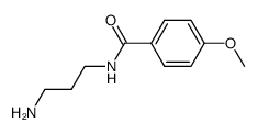 N-(3-aminopropyl)-4-methoxybenzamide结构式