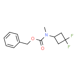 苯甲基 (3,3-二氟环丁基)(甲基)氨基甲酯结构式