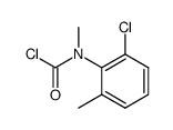 (2-chloro-6-methylphenyl)(methyl)carbamic chloride Structure