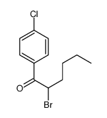 2-bromo-1-(4-chlorophenyl)hexan-1-one Structure