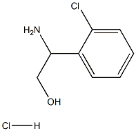 2-AMINO-2-(2-CHLOROPHENYL)ETHAN-1-OL HYDROCHLORIDE结构式