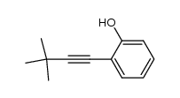 2-(3,3-dimethyl-1-butynyl)phenol Structure