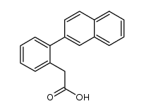 2-(2-naphthalenyl)phenylacetic acid Structure