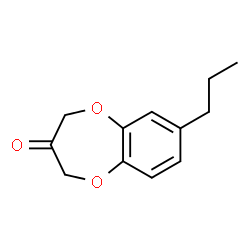 2-h-1,5-benzodioxepin-3(4h)-one,7-propyl-(9ci) structure