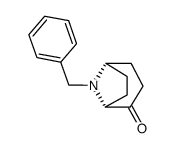 (1R,5S)-8-benzyl-8-azabicyclo[3.2.1]octan-2-one结构式