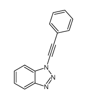 1-(2-phenylethynyl)-1H-1,2,3-benzotriazole Structure