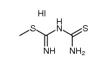 S-methyl dithiobiuret hydroiodide salt Structure