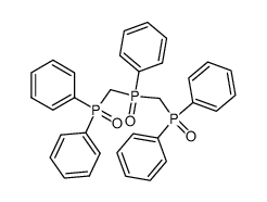 Bis(diphenylphosphinomethyl)phenylphosphine oxide Structure