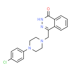 4-([4-(4-CHLOROPHENYL)PIPERAZINO]METHYL)-1(2H)-PHTHALAZINONE结构式
