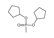 [cyclopentyloxy(methyl)phosphoryl]oxycyclopentane Structure