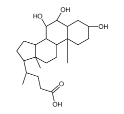 α-鼠胆酸结构式