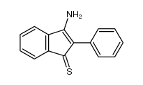 3-amino-2-phenyl-1-indenethione Structure