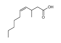 (Z)-3-methyldec-4-enoic acid Structure