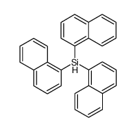 TRIS(1-NAPHTHYL)SILANE Structure