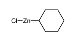 cyclohexylzinc chloride Structure
