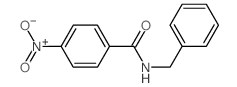 Benzamide,4-nitro-N-(phenylmethyl)- structure