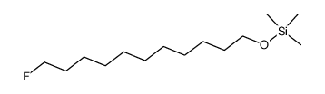 [(11-Fluoroundecyl)oxy]trimethylsilane结构式