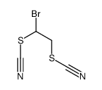 (1-bromo-2-thiocyanatoethyl) thiocyanate Structure