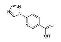 6-(1H-1,2,4-Triazol-1-yl)nicotinic acid Structure