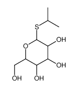 2-(hydroxymethyl)-6-propan-2-ylsulfanyloxane-3,4,5-triol结构式