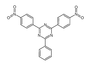 2,4-bis-(4-nitro-phenyl)-6-phenyl-[1,3,5]triazine Structure