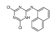 N-(1-Naphtyl)-4,6-dichloro-1,3,5-triazine-2-amine structure