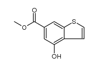 4-羟基-1-苯并噻吩-6-甲酸甲酯结构式