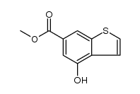 Methyl 4-Hydroxy-1-benzothiophene-6-carboxylate Structure