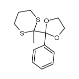 2-(2-methyl-[1,3]dithian-2-yl)-2-phenyl-[1,3]dioxolane结构式