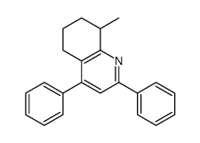 8-methyl-2,4-diphenyl-5,6,7,8-tetrahydroquinoline Structure